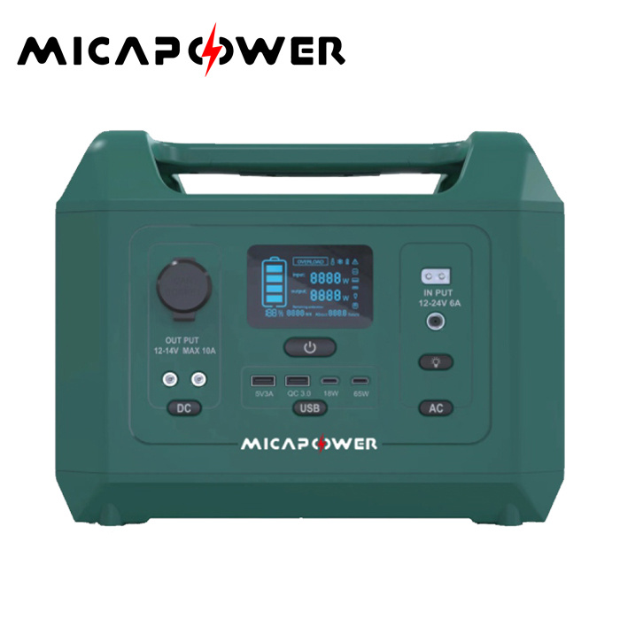 Mica Lowest Price 1000W Generator Portable Power Station Lithium Battery Bank for Camping Outdoor with CE