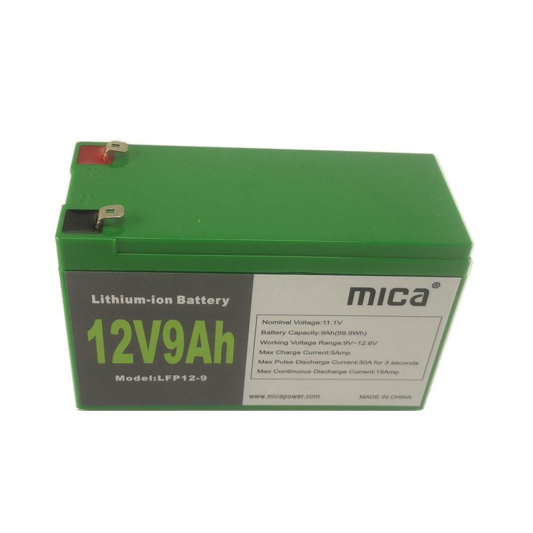 IEC62133 UL Approved 18650 Lithium Ion Battery 12V 6ah 9ah 12ah Alarm LED CCTV Backup Battery 18650 Li-ion Battery Pack