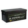 Lithium Iron Phosphate Battery Cell 24V 25.6V 100ah 150ah 200ah Lithium Battery LiFePO4 Battery Pack for Solar/Golf Cart/Home Energy