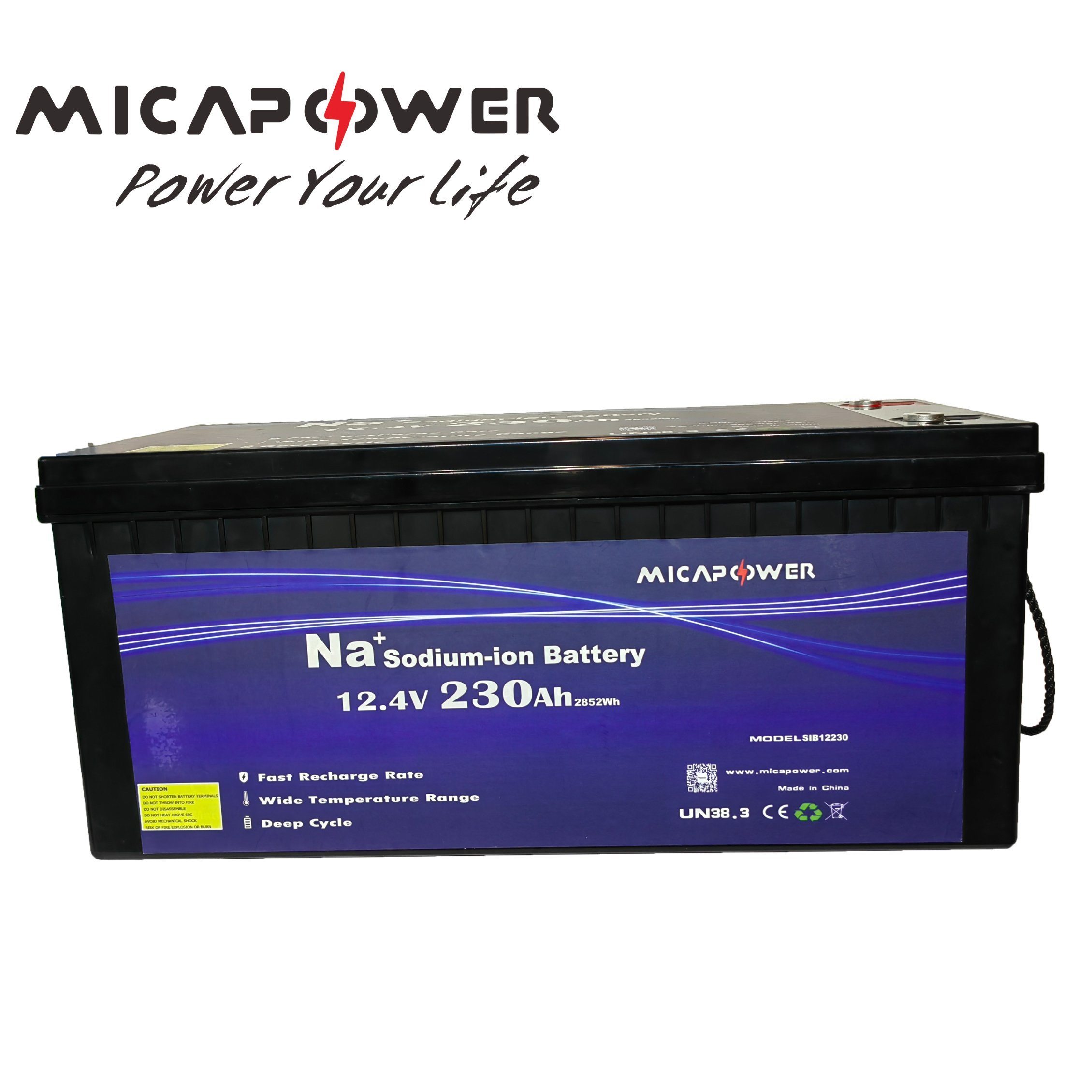 Na+ Sib Battery 230ah 12.4V Sodium Ion Battery 12V Sodium Battery Storage RV Golf Cart Storage Battery