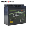 Mica Lithium Battery LFP 12V 12.8V 24ah 25ah 30ah 35ah 40ah 50ah LiFePO4 Pack for Solar Engergy Storage/RV/Golf Cart/Campers/Folklift