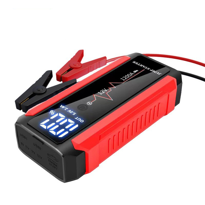 Mica 12V 1200A Gasoline Vehicle Booster Portable Wireless Charging Power Bank Flashlight Multifunction Jump Starters