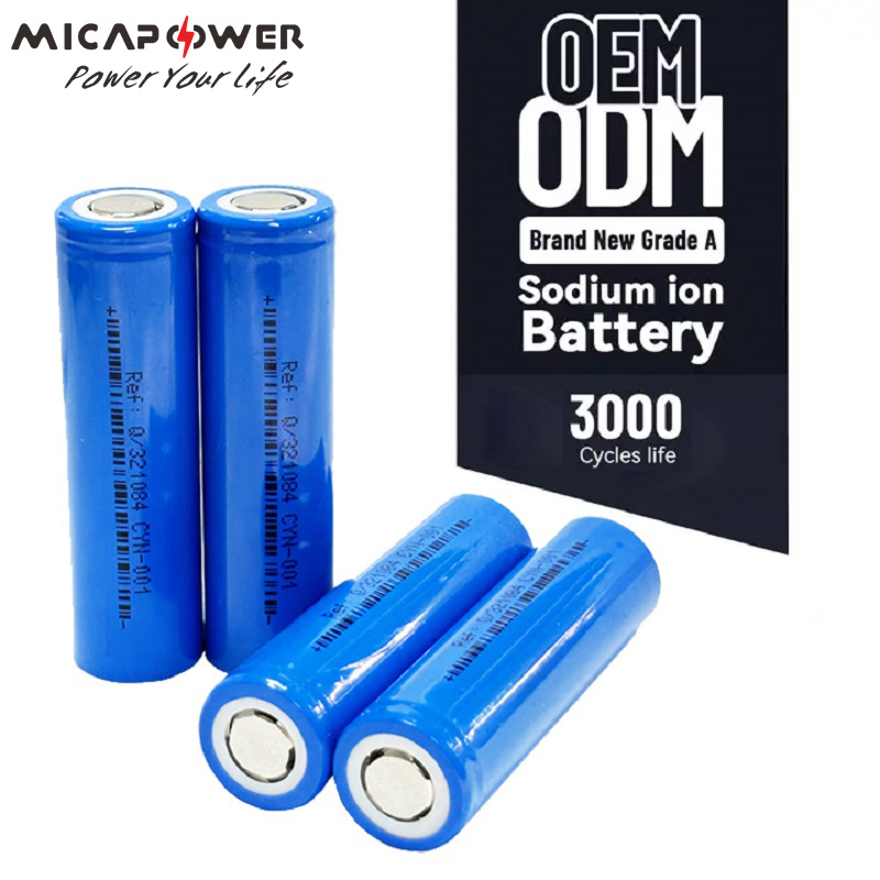 Mica Power 3.0V 3.1V 26700 Rechargeable Sib Sodium-Ion 3V 3500mAh/10.5wh 1c-3c High Power Discharge Natrium Battery Suitable for Toy Electric Scooters Uav Drone