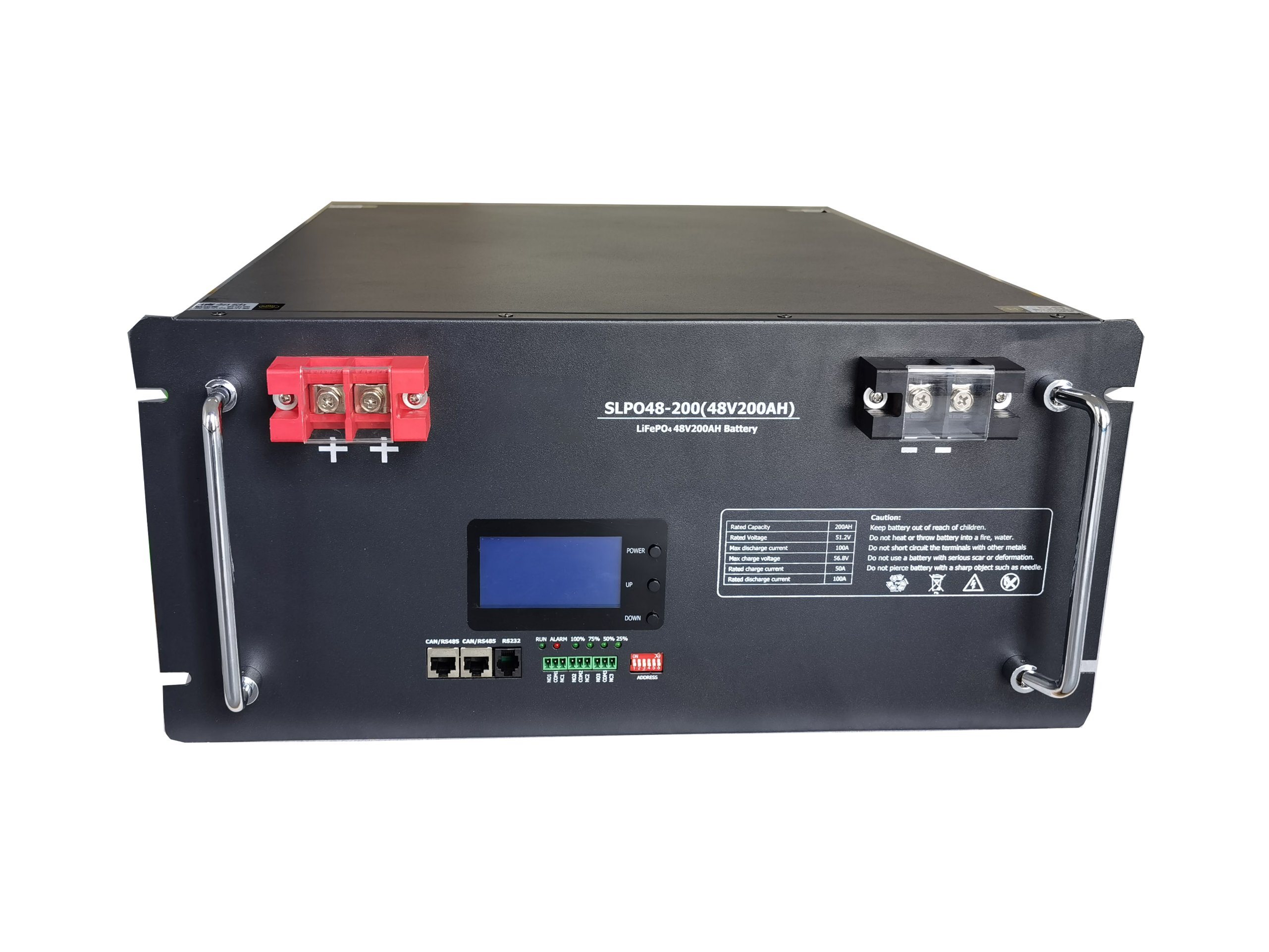 48V High Capacity 200ah LiFePO4 Battery Solution Rechargeable Lithium Ion Battery for 10kwh Outdoor Solar Energy Storage Systems