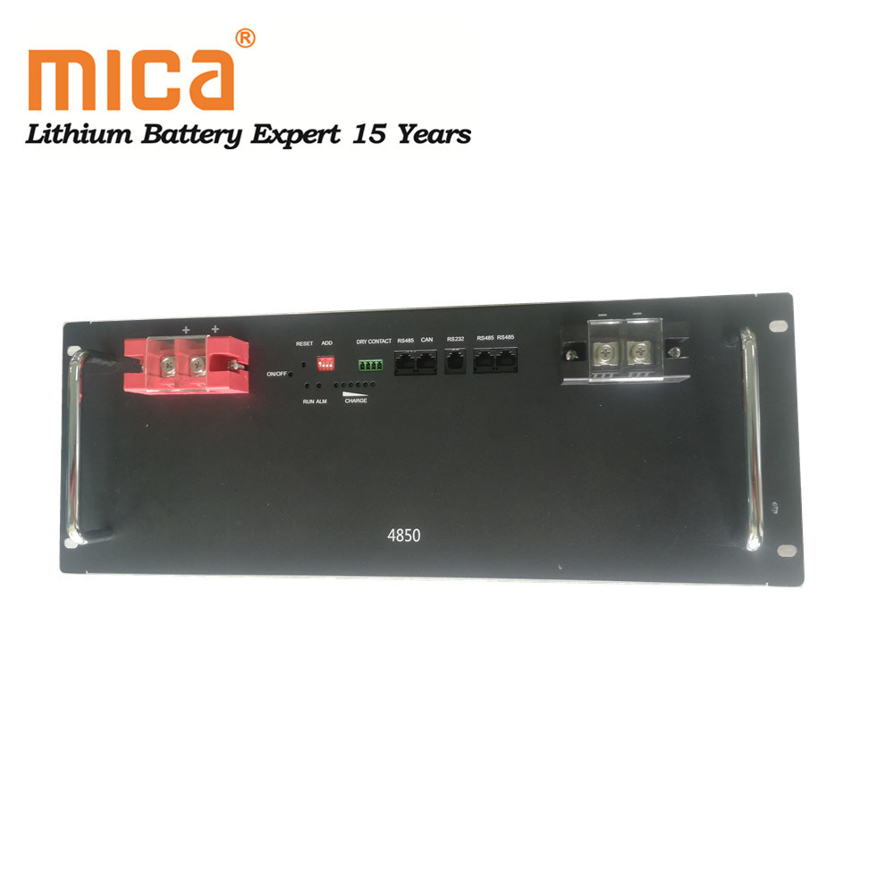 20 Years Life 48V 50ah 3u 4u Lithium LiFePO4 Battery for 19" Rack Telecom UPS Energy Storage System Data Center Battery Pack