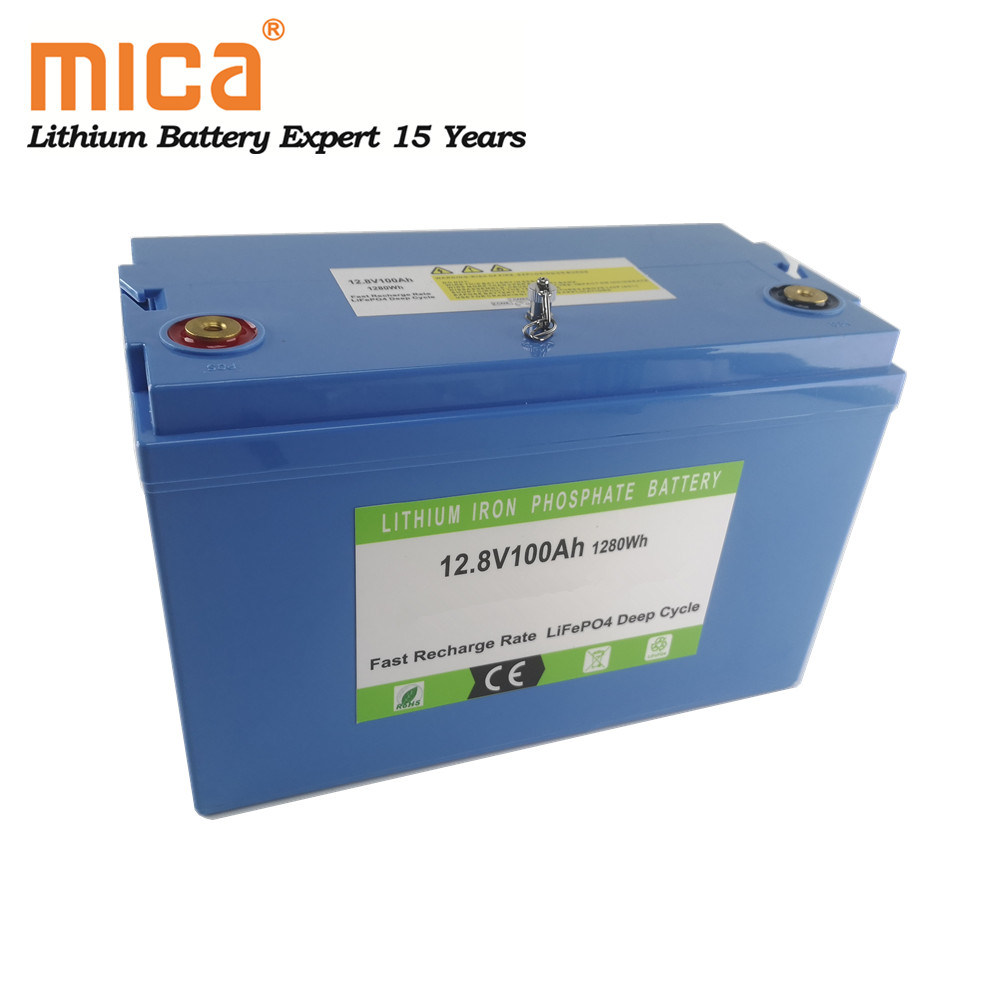 15 Years Design Life 12V 100ah Solar Energy Storage Lithium Ion Battery Pack 12.8V 100ah LiFePO4 Battery Pack