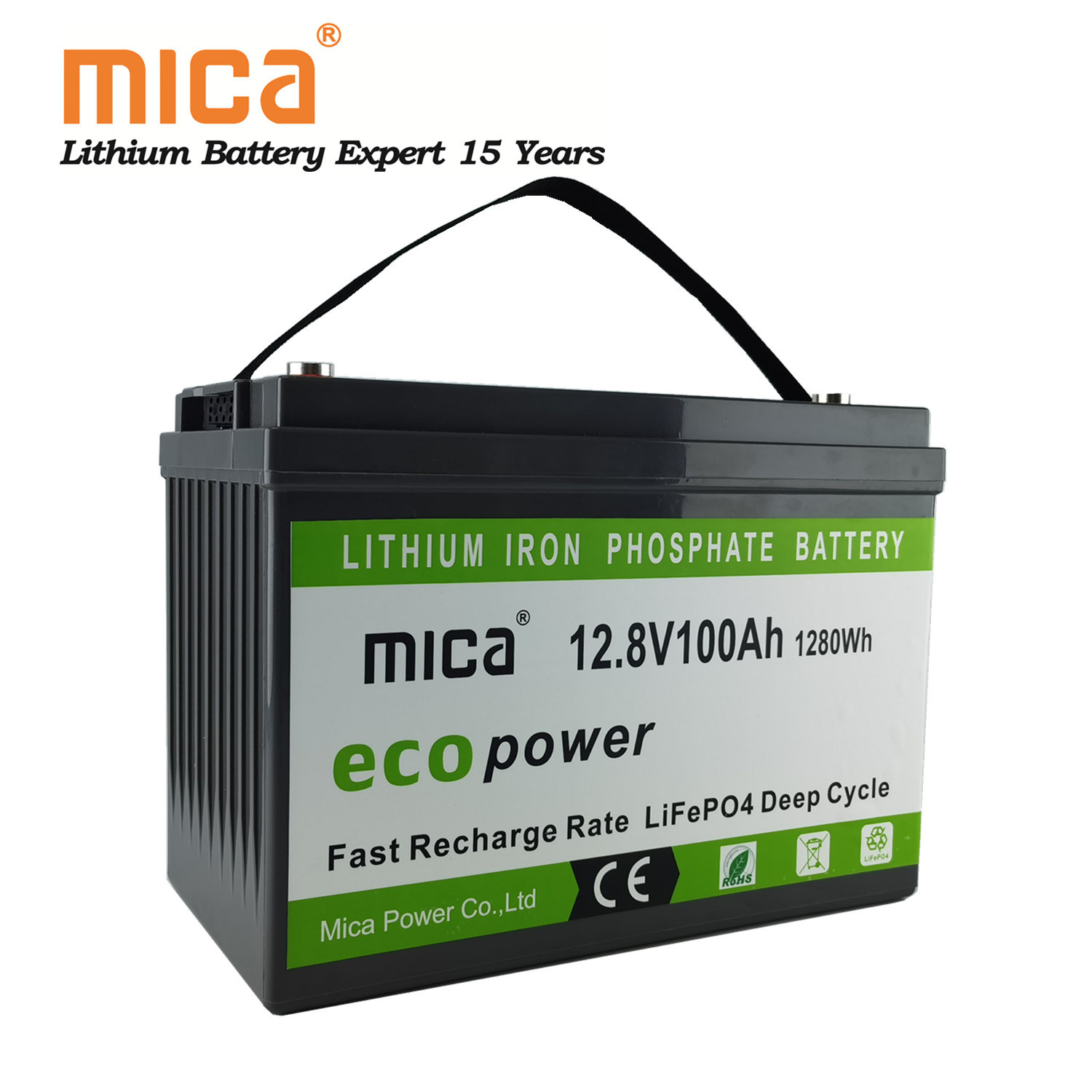 BMS Built-in Long Life RV LiFePO4 12V 100ah Deep Cycle Lithium Ion Batteries LiFePO4 Battery Pack