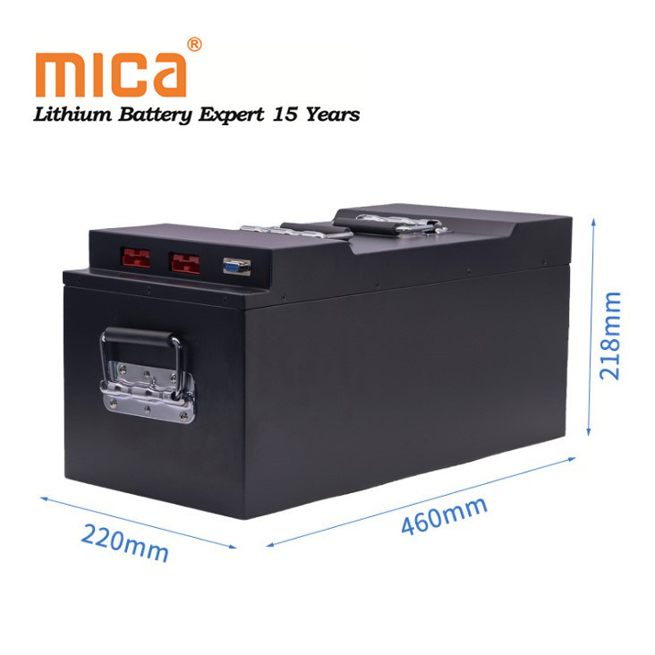 Factory Price Customized Metal Case 48V 42ah 50ah Lithium 21700 LiFePO4 Battery Pack 2500W Agv Cleaning Machine Battery Pack