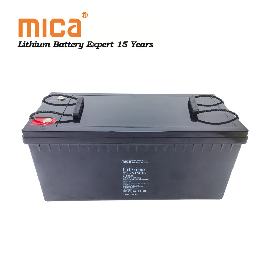 24V 150ah Lithium Iron LiFePO4 Battery Universal UPS 3.8kwh Solar Power Storage Battery IEC62619