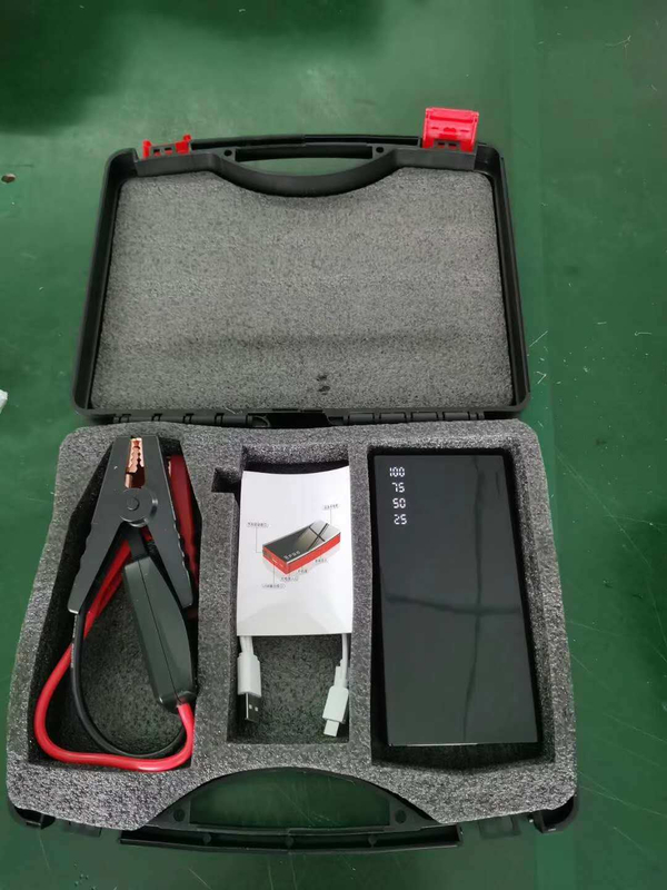 Factory Directly Supply 12V Auto Starter Car Vehicle Jump Starter Portable Power Bank with LED Light Restarter