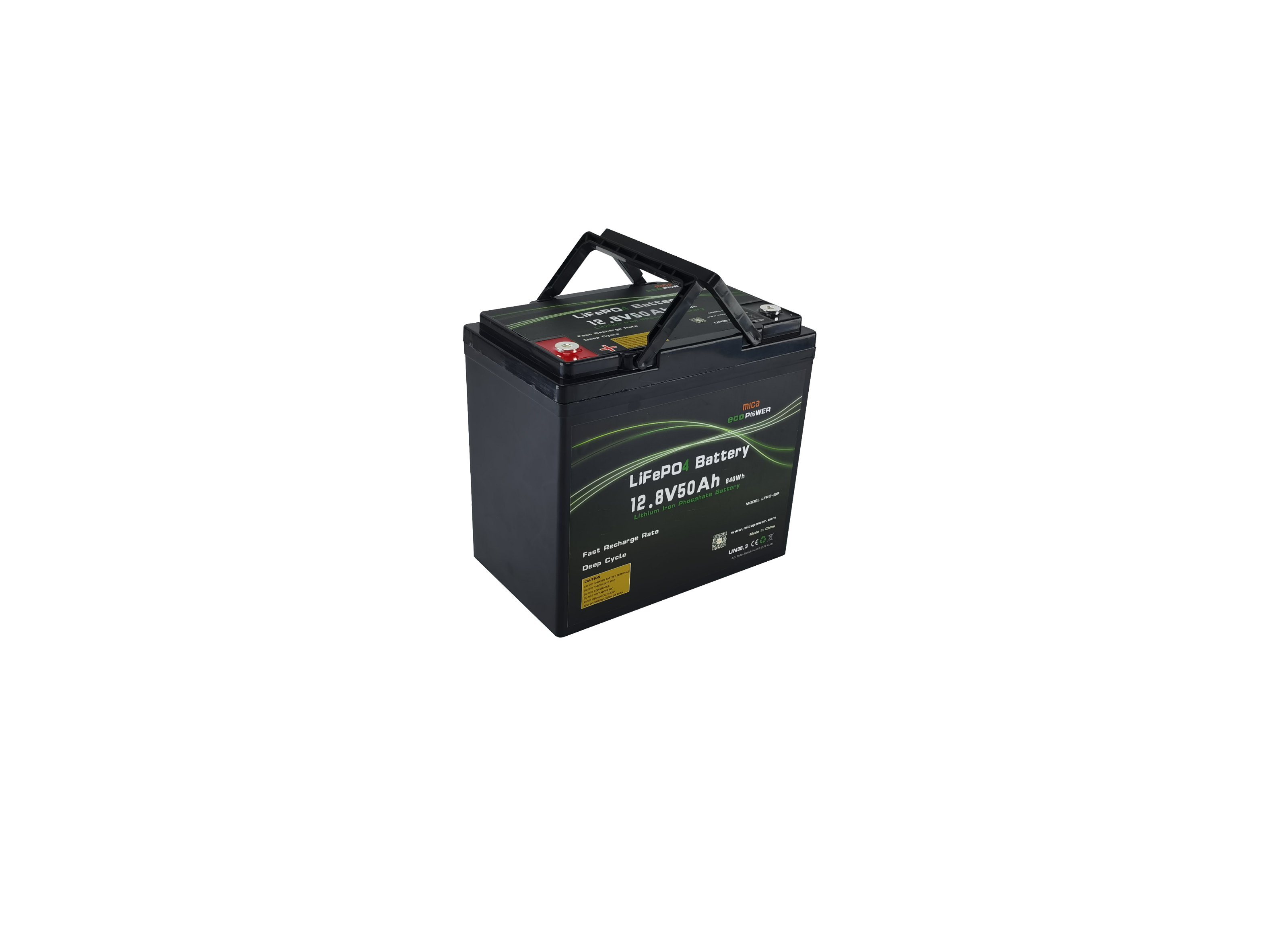 Grade a Battery Cell 12.8V 12V 50ah LiFePO4 Battery Pack Lithium Battery with BMS LCD Display for Solar Energy Storage