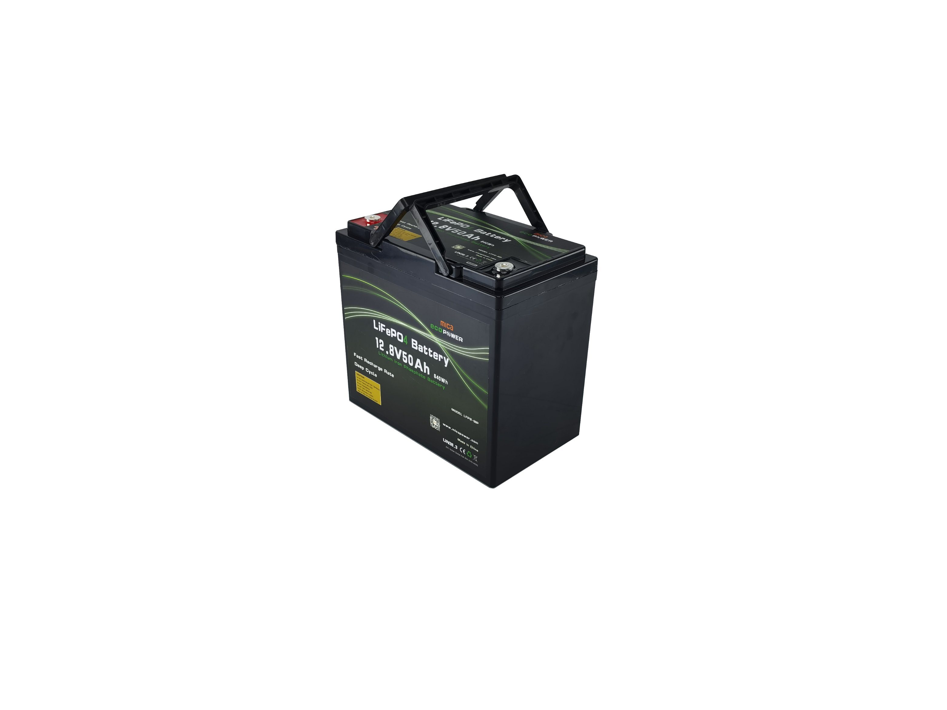Grade a Battery Cell 12.8V 12V 50ah LiFePO4 Battery Pack Lithium Battery with BMS LCD Display for Solar Energy Storage