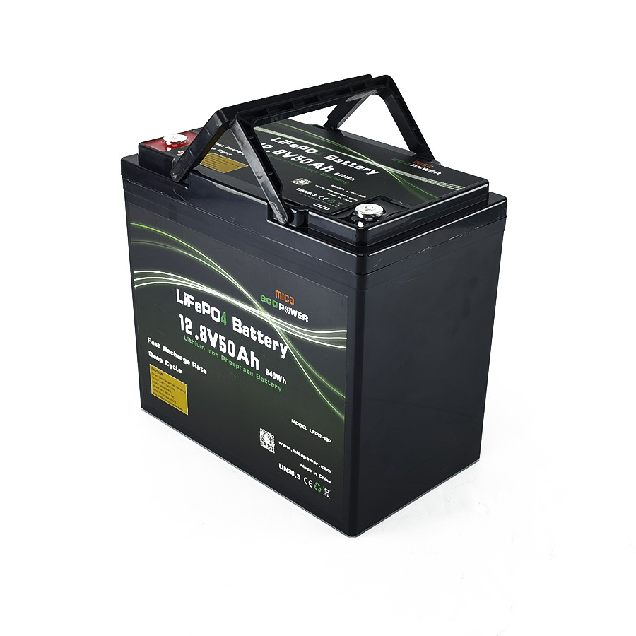 Factory 12V 50ah 60ah Deep Cycle Rechargeable Lithium Iron Phosphate Battery LiFePO4 Battery for Solar Energy System Street Light Marine Boat Camper with CE