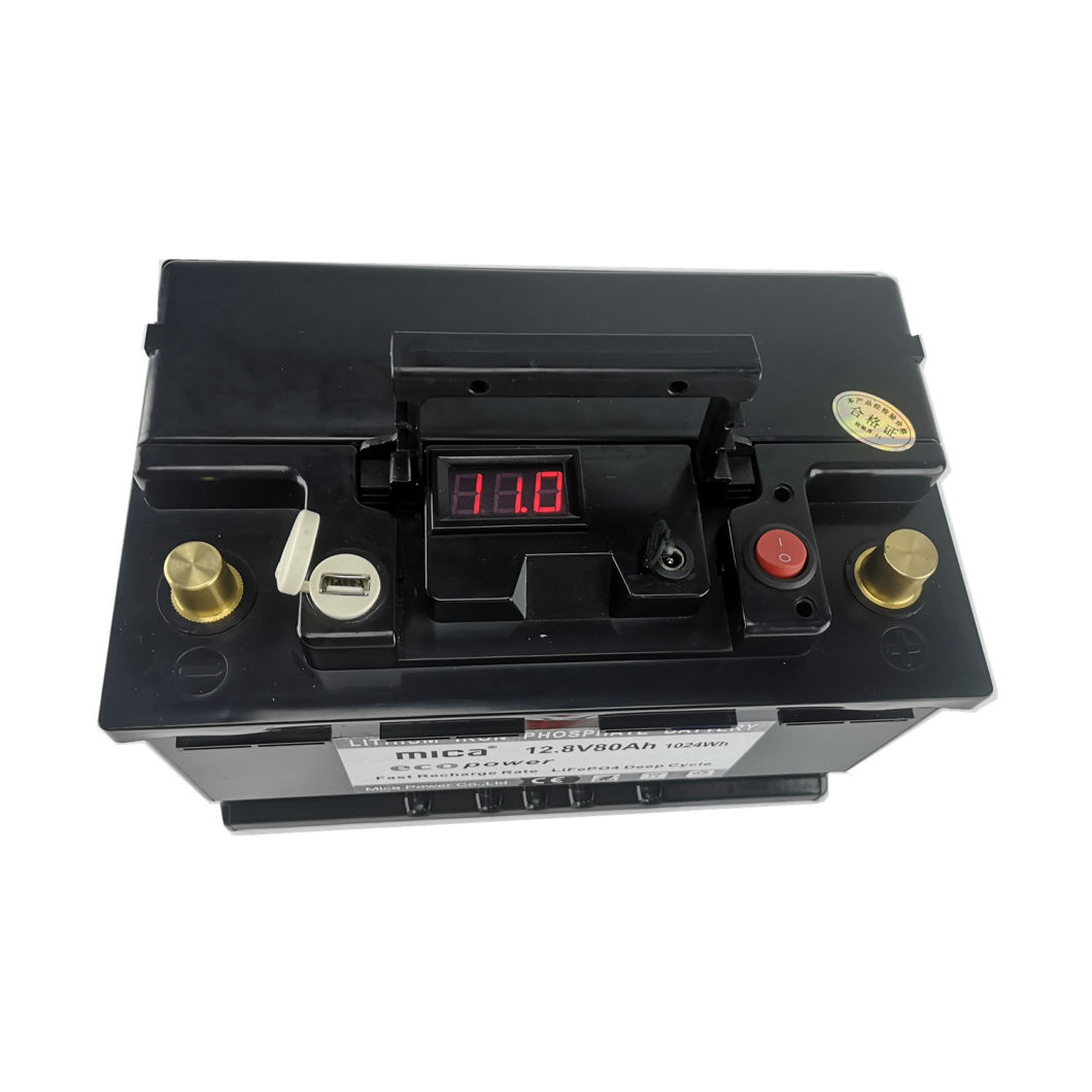 Waterproof 12V 80ah Lithium Ion Phosphate Deep Cycle LiFePO4 Battery Pack LFP Battery Pack 12.8V 100ah 200ah Solar Battery for Solar Energy Storage/Telecom
