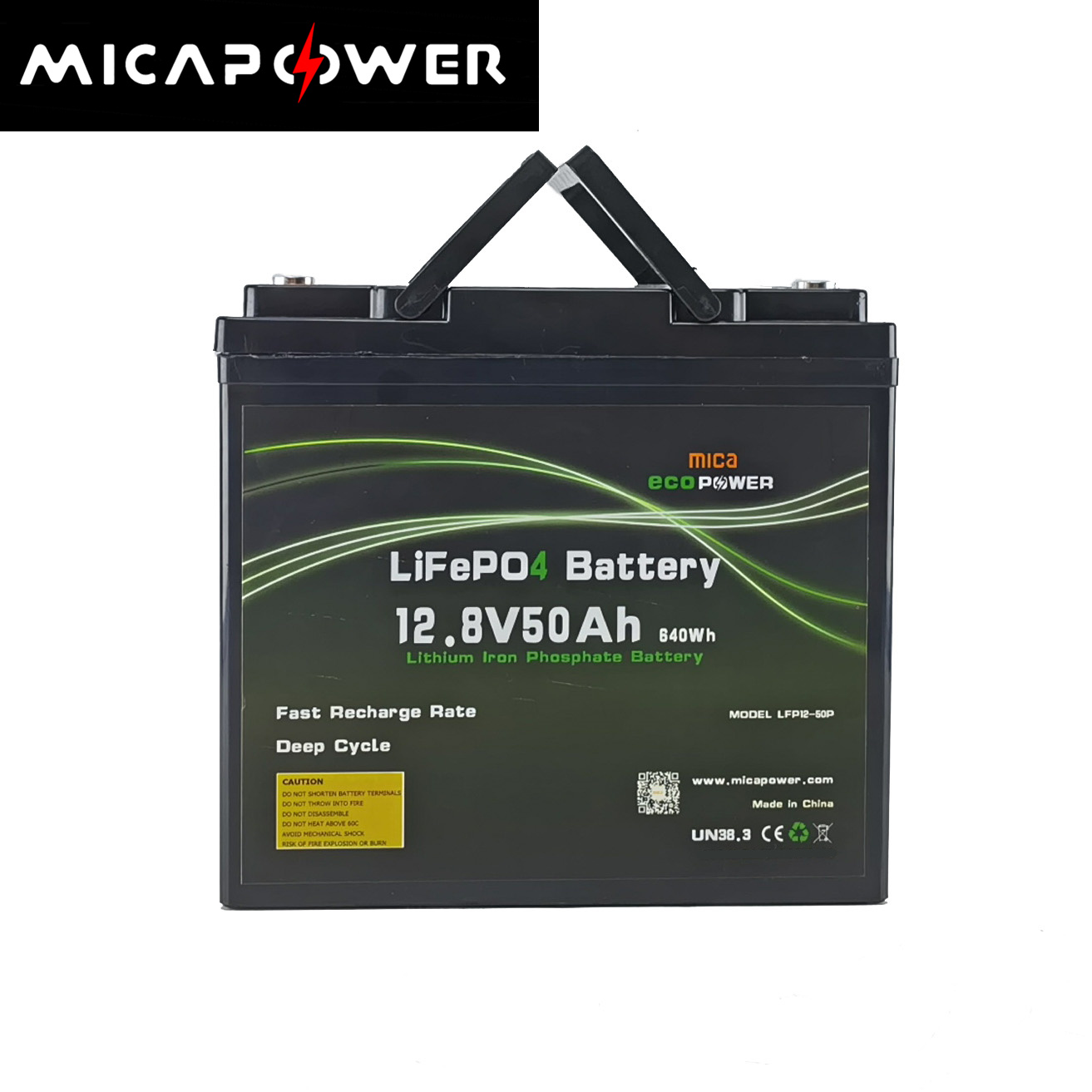 2024 12V 50ah 640wh Waterproof Lithium Battery for Three Wheel Motorcycle Electric Cargo Tricycle