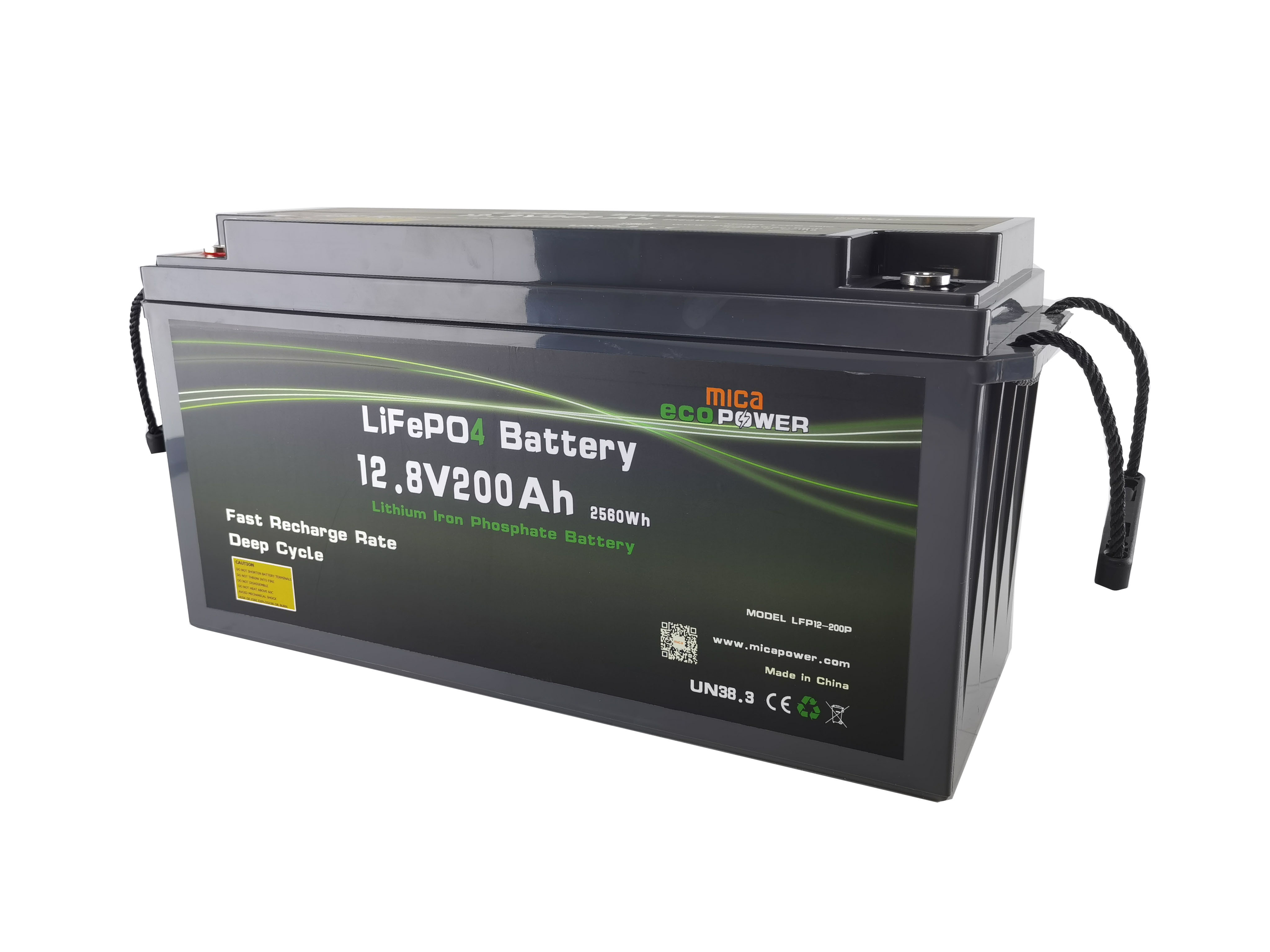 Mica 5000+ Cycles 200ah 12V LiFePO4 Lithium Battery with 5 Years Warranty
