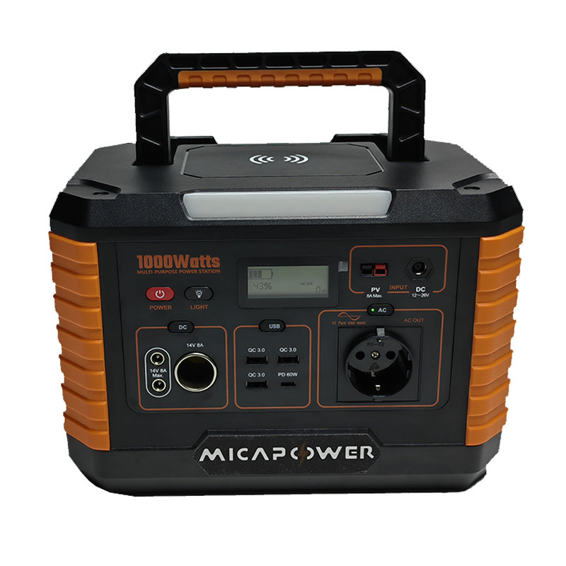 1000W Solar Generator Electrical System Home Appliance Outdoor Camping Shooting Power Bank Portable Power Supply Portable Power Station