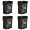 Mica 200ah 12V 100ah 300ah Solar Storage Lithium Phosphate Battery for PV RV Bateria LiFePO4 Battery Pack for Solar/Golf Cart