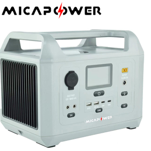 600W White/Grey/Green Customize Logo Portable Power Station Wireless Charging Ouput Solar Panel Input