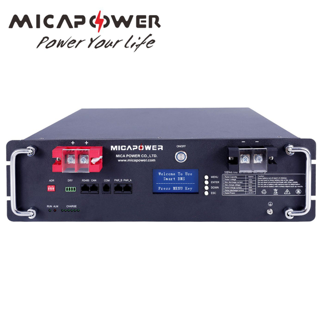 Mica Sodium-Ion Battery Na Ion Battery Pack 48V 50ah 100ah Rack Mounted LiFePO4 Battery for Solar System/Golf Cart/PV System/Home Energy/Telecom/Backup