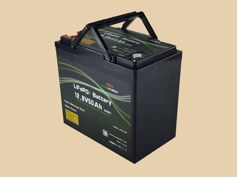 Rechargeable LiFePO4 Lithium Iron Phosphate Battery 12V 50ah Lithium Ion Battery Pack for Solar Power Supply