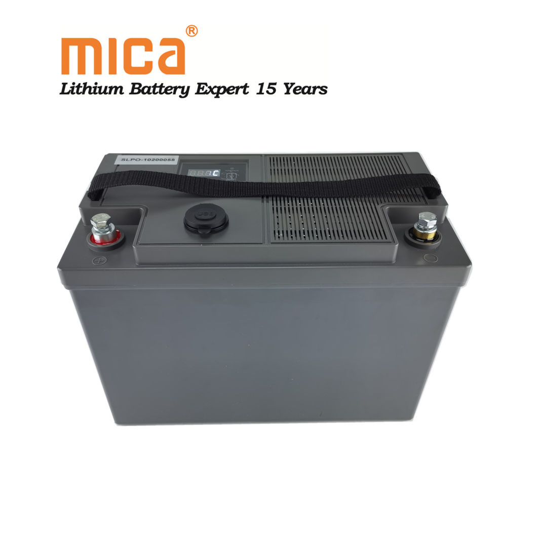 Mica 12V 100ah Li-ion LiFePO4 Phosphate Battery Storage Systems with BMS