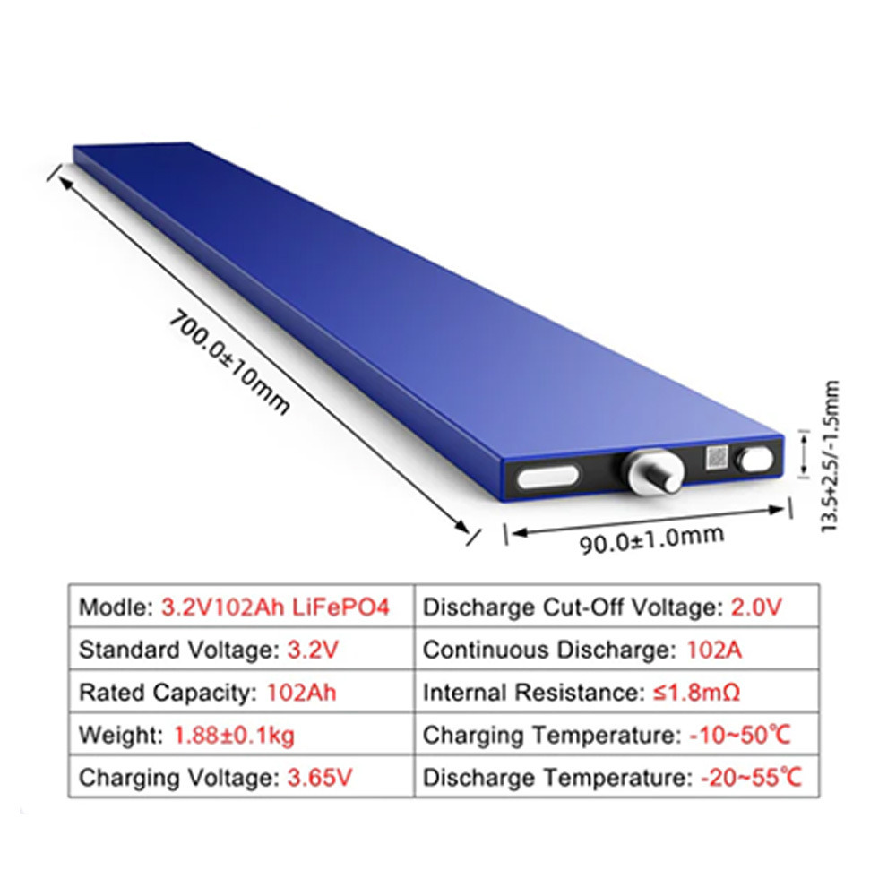 Byd 3.2V/138ah Lithium Iron Phosphate Blade Battery LiFePO4 Charging Cabinet Solar Energy Storage Lithium Battery