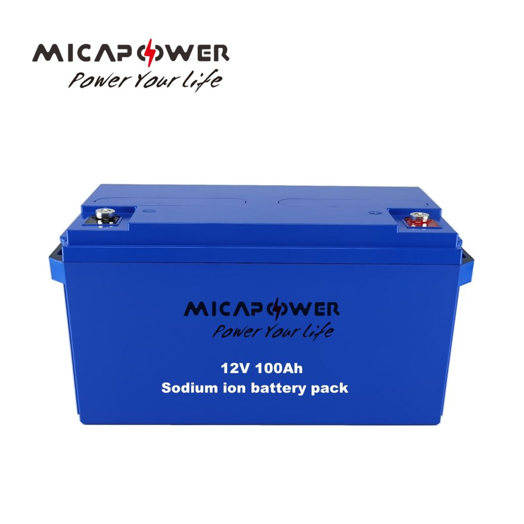-30 Degree 12V 100ah 1.2kwh Sodium-Ion Battery Sodium Na Ion Battery Solar Power Bank 12V 100ah RV Golf Cart Storage Battery Pack
