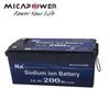 Sib 12V 200ah Sodium Ion Battery Outdoor Portable Low-Temperature RV Camping Car Solar 12volt 12.8V 200ah Na Storage Battery