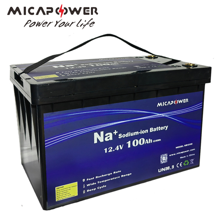 12V 100ah Sodium Ion Cranking Starting Battery Deep Cycle 100ah 12.4V Sodium-Ion Batteries for Solar System Electric Vehicle Auto Starting with Grade a Sib Cell