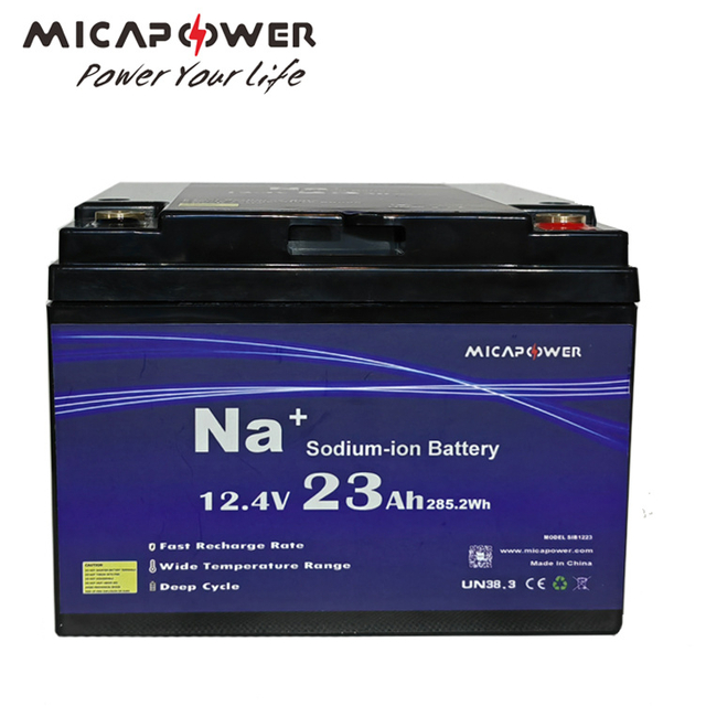 Mica Power New Sodium-Ion-Battery Solar Energy Storage System Na-Ion BMS 12V Natrium Ionen Batterie 12 Volt Sodium Ion Batteries
