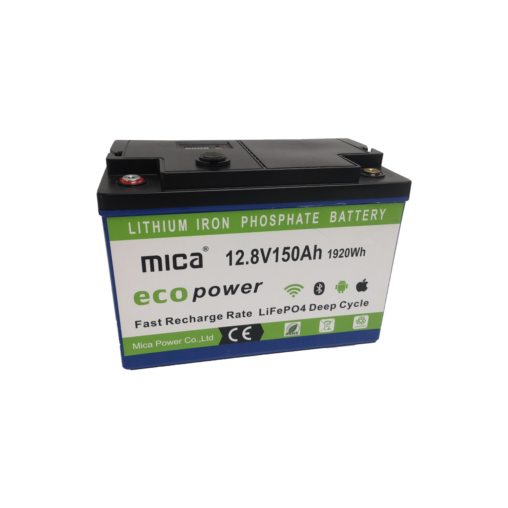 China Factory Lithium Iron Phosphate 12V Battery with LCD Display 150ah for Boat/Bus/Car Multi Application