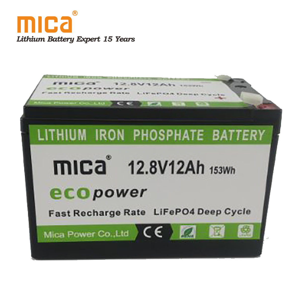 Factory Price 12.8V/12V 12ah LiFePO4 Battery Pack Rechargeable with BMS High Quality Long Cycle for Solar Energy System Household Appliance