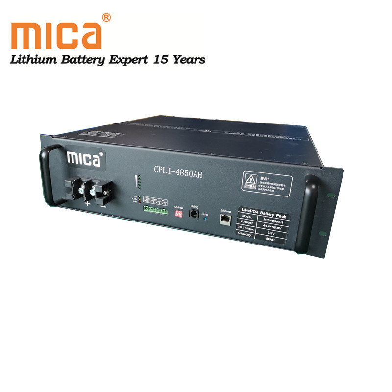 19" Rack 48V 50ah 2.5kwh 3u 4u Lithium Ion LiFePO4 Battery Pack Telecom UPS Solar Energy Storage Battery Pack