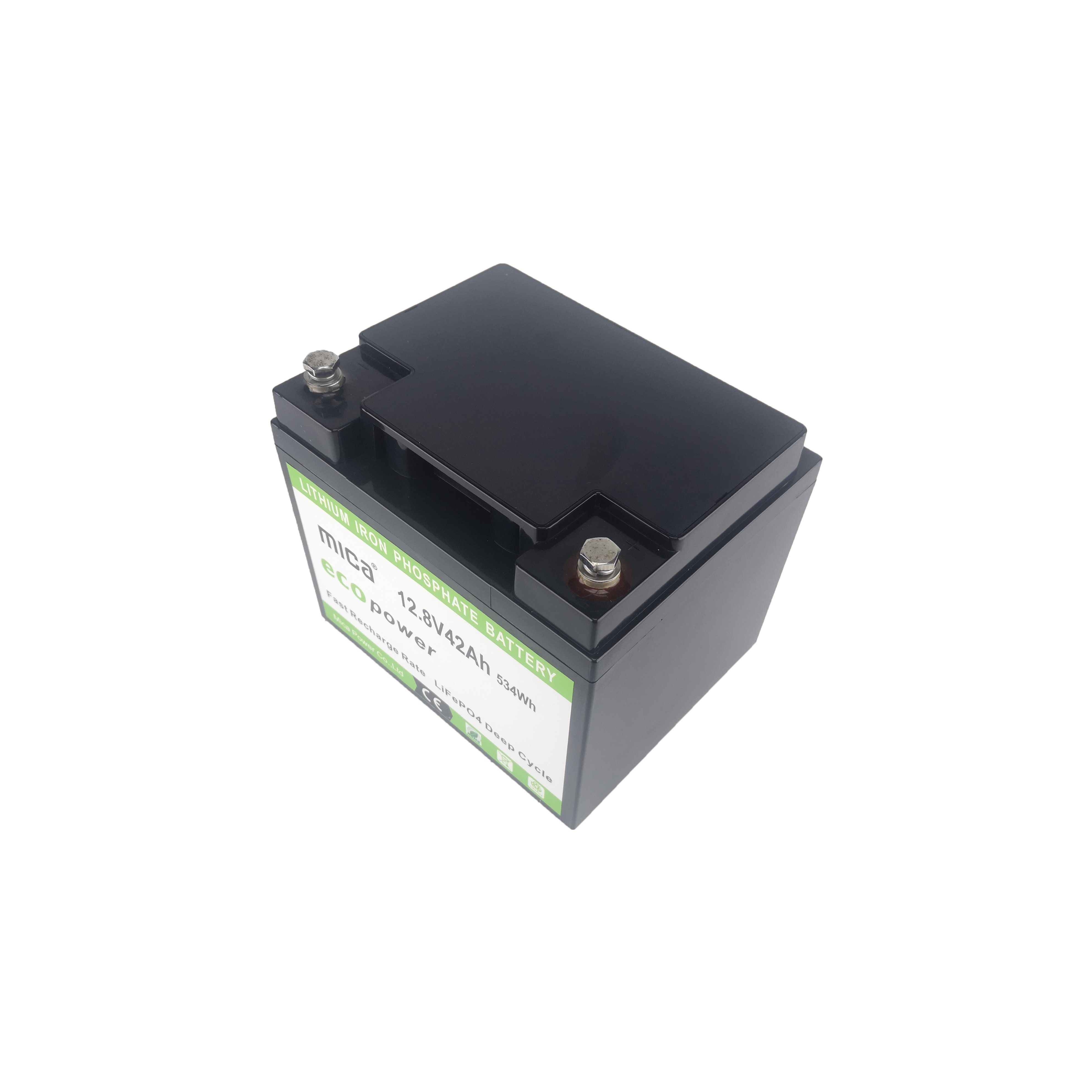 5 Year Warranty Ce Approval 12V 42ah 537wh ABS Golf Cart Forklift LiFePO4 Battery Pack