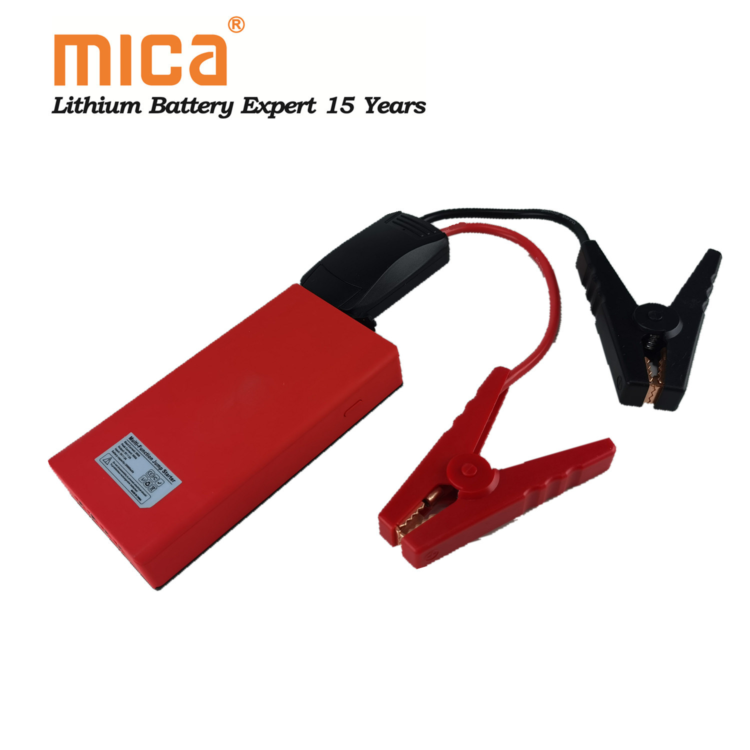 20000mAh Portable Car Jump Start Battery Power Bank with Wireless Charging USB 12V 500A Jump Starter
