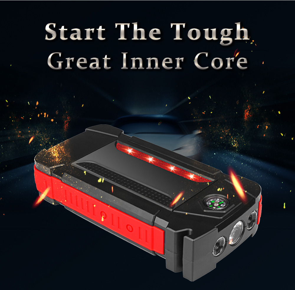 High Power Car Vehicle Portable Multi Function Compact 5V 12V 16V 19V Car Jump Starter Power Bank for Diesel Petrol Car