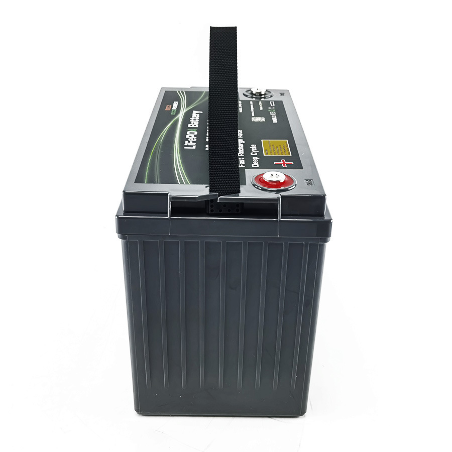 Manufacturer 12V 100ah Deep Cycle Rechargeable Lithium Phosphate Iron LiFePO4 Battery UPS Battery for Solar Energy System Golf Cart Boat Marine with BMS UL CE