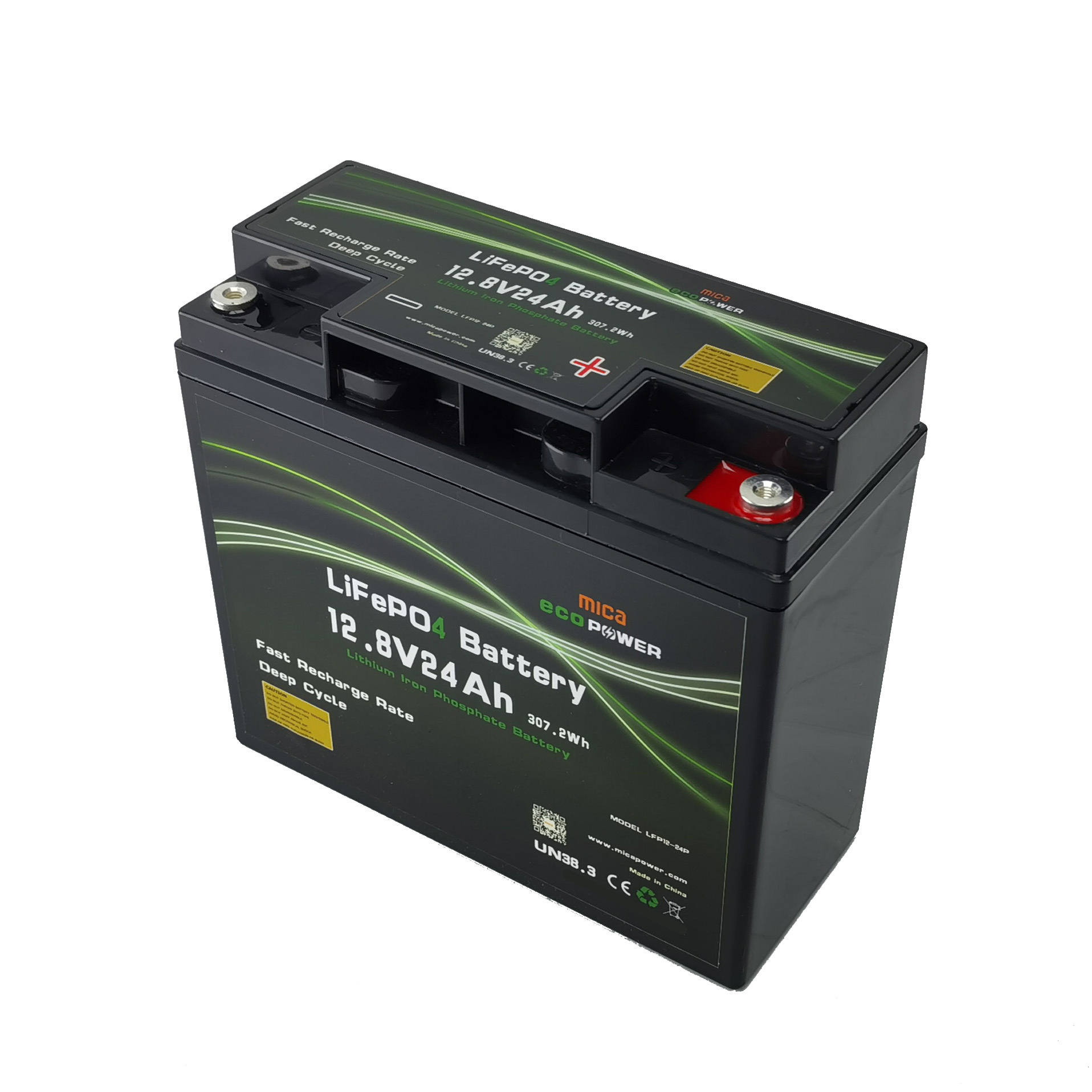 5 Year Warranty 12V 24ah Deep Cycle Lithium LiFePO4 Battery for Electric Mobility Scooter Solar Energy Storage