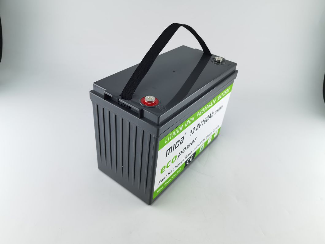 12V 100ah/200ah LiFePO4 Battery with USB LCD Display Lithium Ion Battery for Solar Energy System and Golf Cart