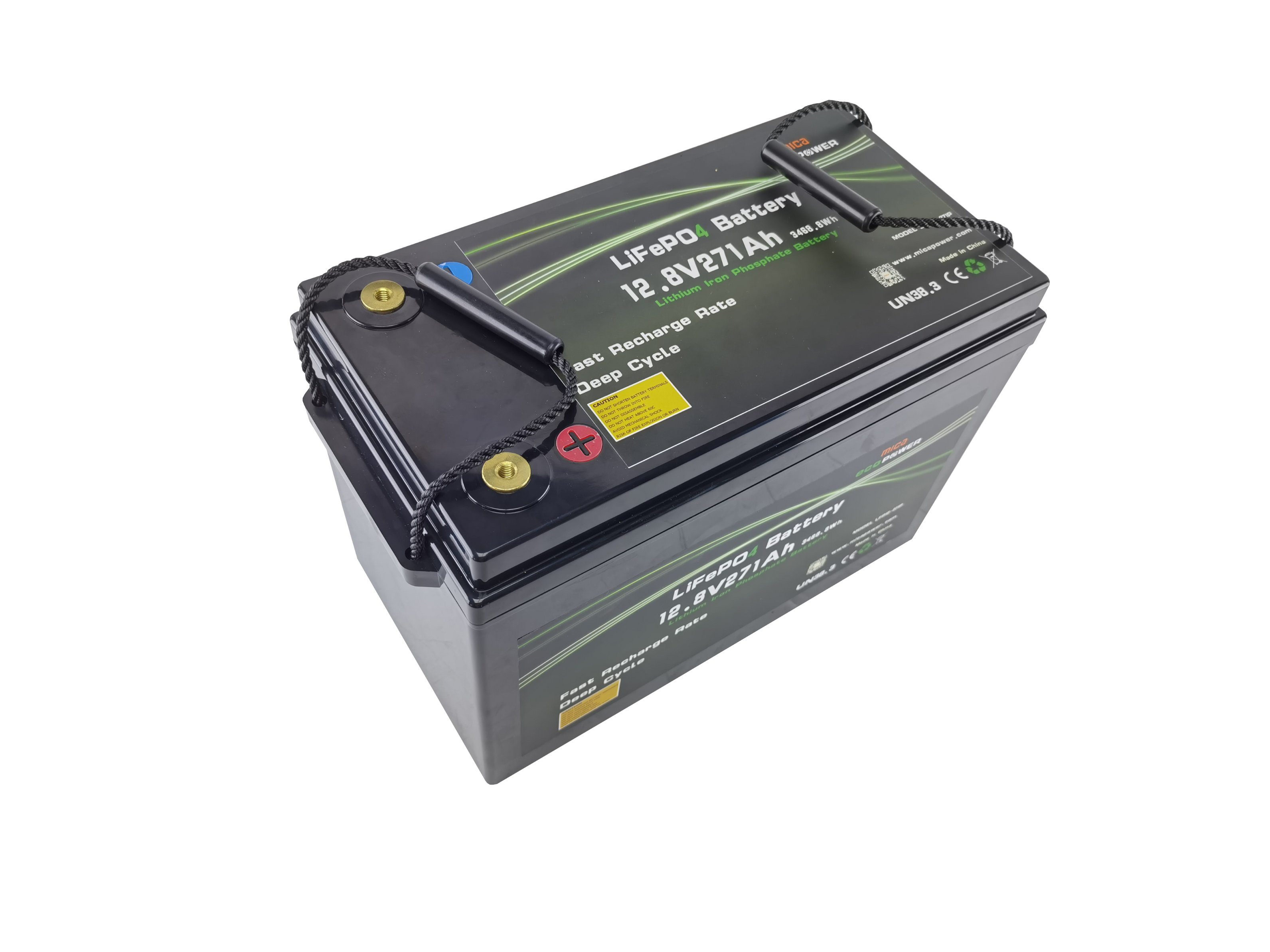 Mica 12V LiFePO4 Battery 200ah 271ah 280ah Lithium Battery for Marine Boat Caravan RV PV Backup Golf Cart