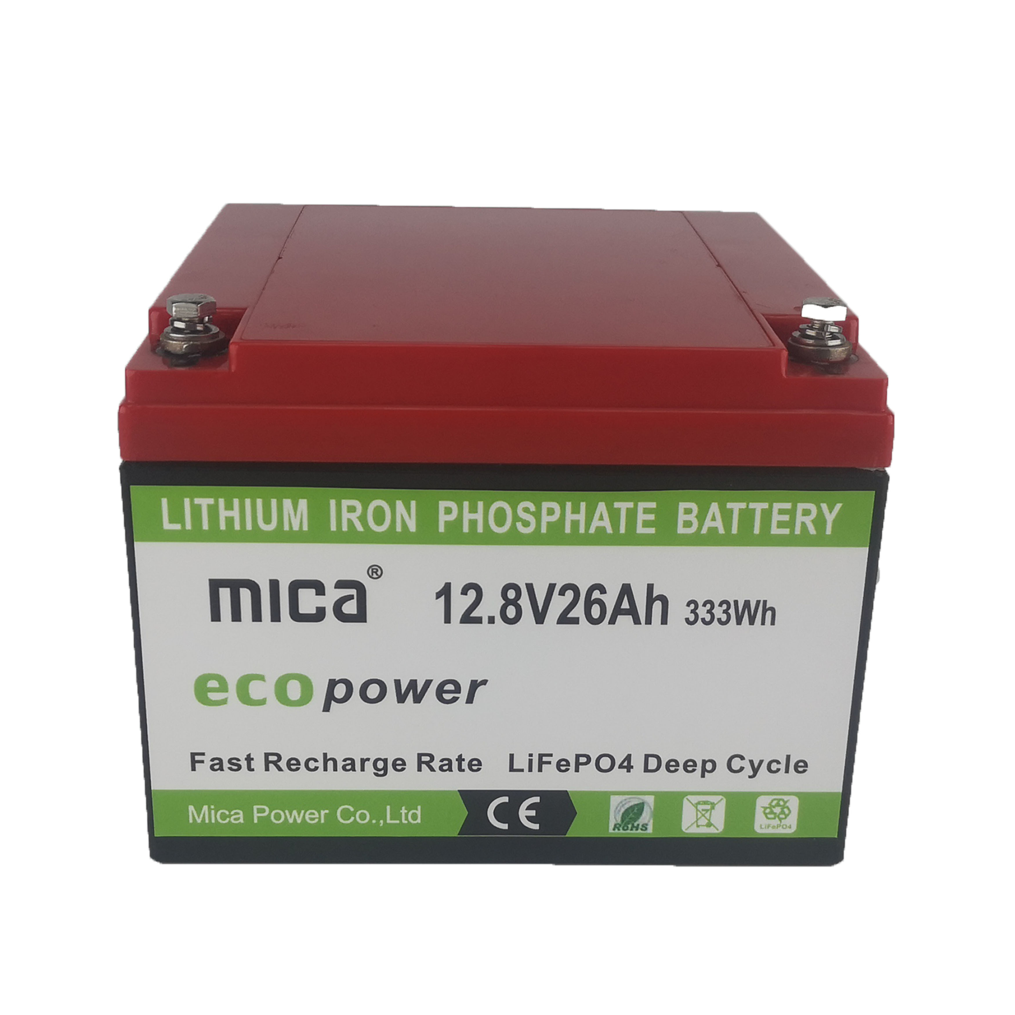 Manufacturer 12V 26ah Lithium Battery Pack LiFePO4 with BMS for Solar Energy System Solar Street Light Backup PV System Deep Cycle with BMS