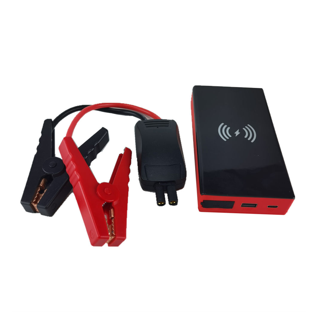 Portable Charger Starting Device Emergency Tool Multi-Function Battery Portable 12V 24V Car Jump Starter with LCD Screen