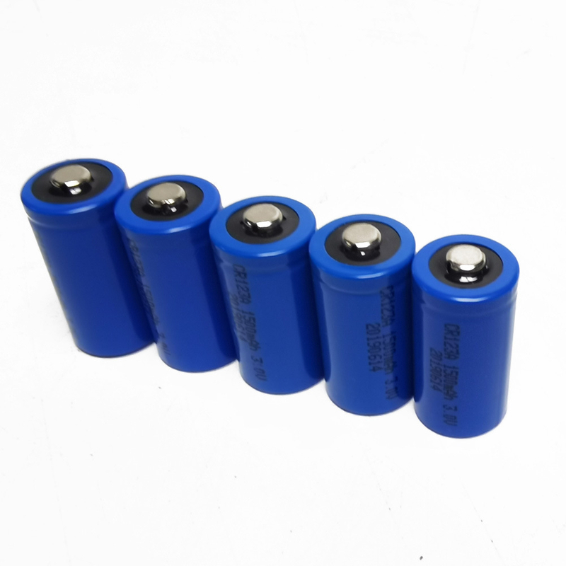Cr123A 3V Lithium Battery 1500mAh High Performance PTC Protected Cr123A Cell Batteries for Cameras Flashlight Replacement Cr123A Batteries 6-Pack