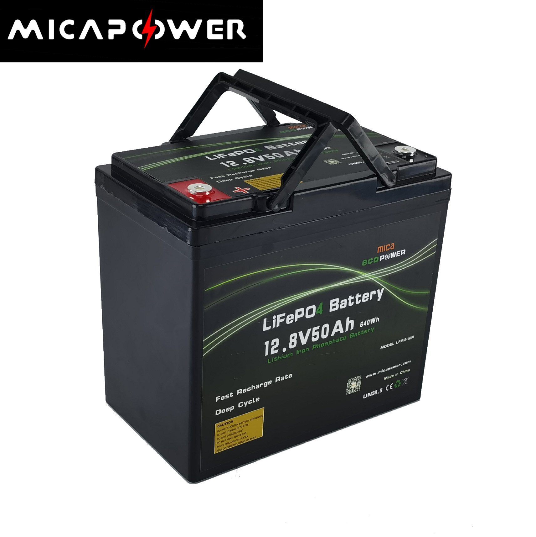 2024 12V 50ah 640wh Waterproof Lithium Battery for Three Wheel Motorcycle Electric Cargo Tricycle