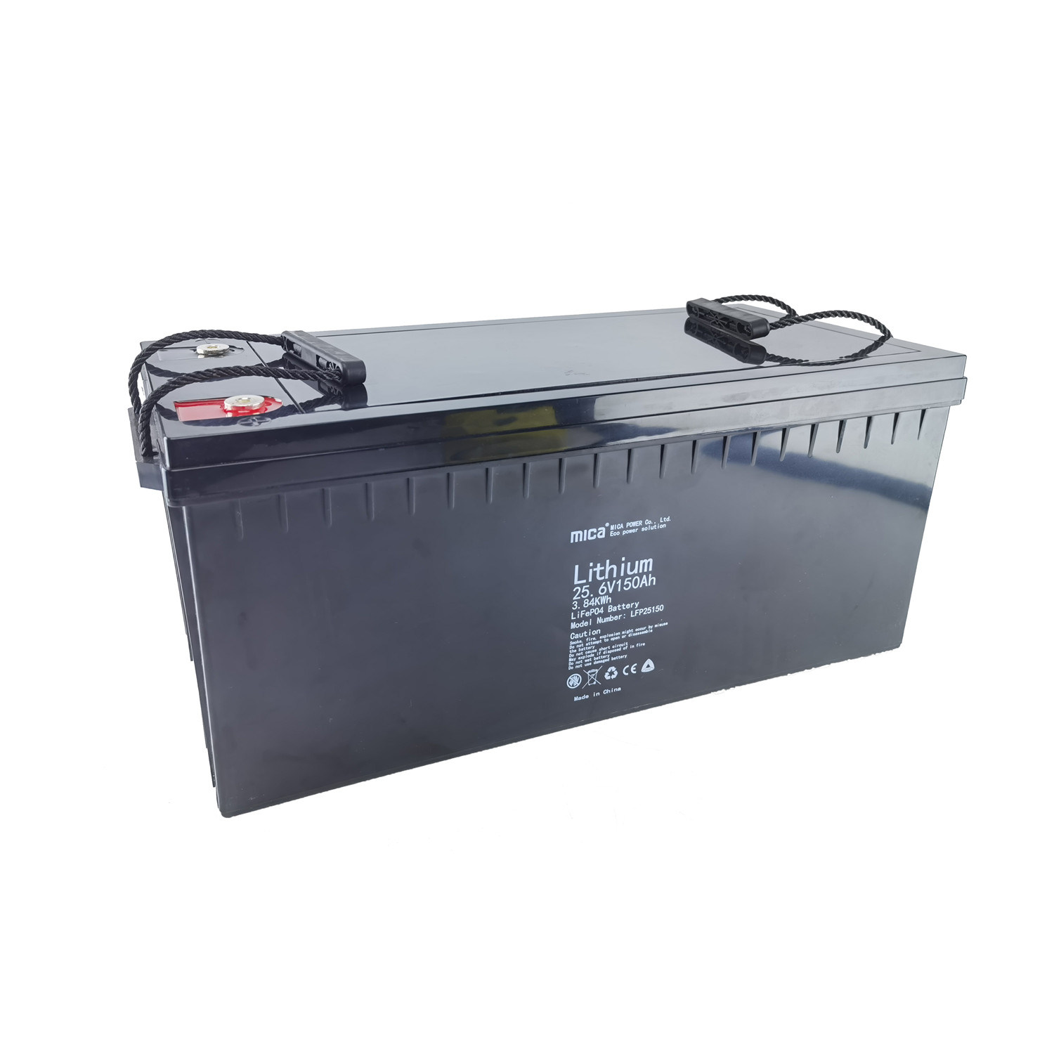 2024 IEC62619 CE 24V 150ah Waterproof Solar Energy Storage LiFePO4 Battery Pack for Golf Cart Kart