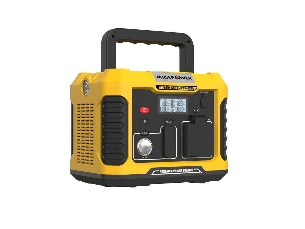 Mica Multi-Function 300W 500W 1000W Solar Generator Power Station for Camping Hunting Fishing Outdoor Mobile Power Bank