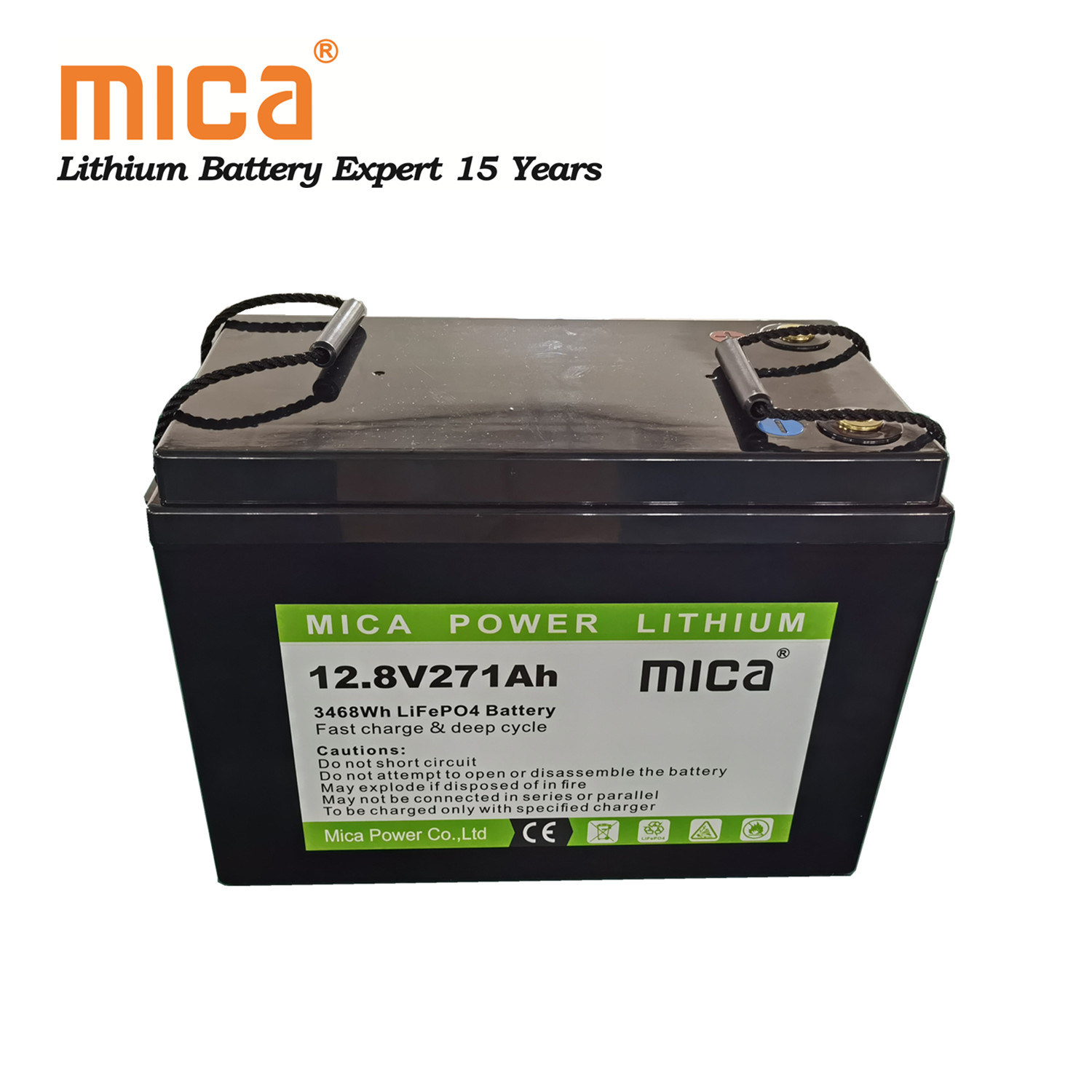 High Quality 12V 12.8V 25.6V 100ah 200ah 271ah 280ah Un38.3 CE UL LiFePO4 Battery Pack Lithium Ion Battery for RV PV Backup Golf Cart Marine Boat