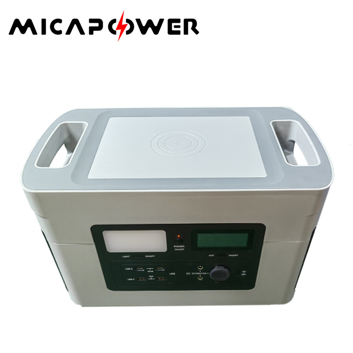 Mica 1kw Generator Portable Power Station LiFePO4 Lithium Cell Camping Solar Generator Echargeable Power Station USB Type-C DC AC 1024kwh Lithium Battery Bank