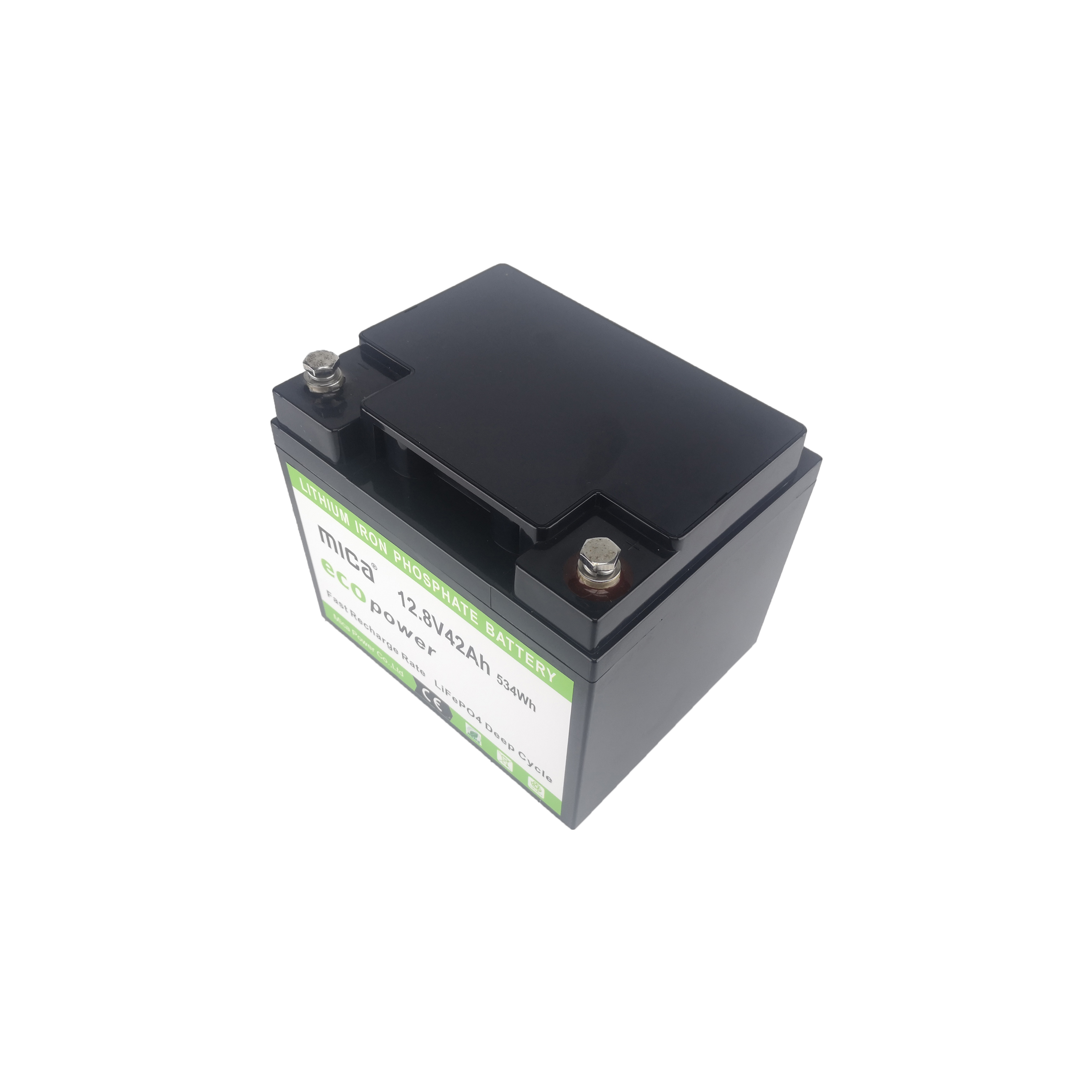 Deep Cycles Rechargeable Lithium Iron Phosphate Battery 12V 12.8V 42ah LFP LiFePO4 Battery Pack for Solar Monitor